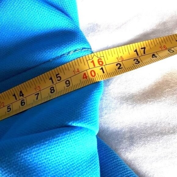 Vintage Beaded Halter Dress Full Length Turquoise Blue Circa early 1970's - Picture 9 of 10